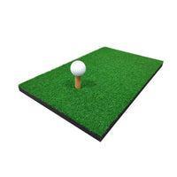Golf Hitting Mat with Long & Short Grass, Portable Driving Range Practice Mat for Outdoor Golf Swing Training