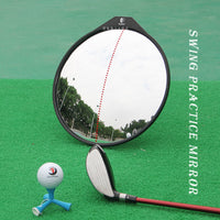 Golf Swing Practice Mirror Putting Posture Corrector Acrylic Convex Mirror for Swing Motion Correction