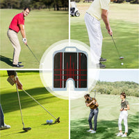 Golf Putting Trainer Posture Corrector Acrylic Mirror Putting Practice Aid