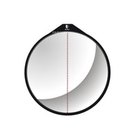 Golf Swing Practice Mirror Putting Posture Corrector Acrylic Convex Mirror for Swing Motion Correction