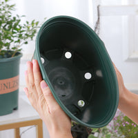 New Generation Thickened Plastic Gallon Flower Pot for Plants, Roses, Succulents - Large Caliber