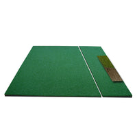 Golf Hitting Mat Simulator 3D Nylon Turf Swing Practice Mat Indoor Non-slip Green Hitting Pad