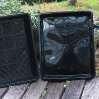 Solid Rectangular Tray for Succulent Pots, Plastic Black White Transparent Lid, School Experiment Observation Box, Incubator