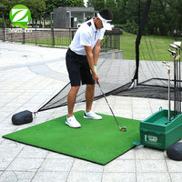 跨境热销 Golf Mat高尔夫打击垫 5x4ft室内高尔夫挥杆练习打击垫