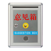 Small Suggestion Box Mailbox Complaint Box with Lock Report Box Election Box Donation Box A4 Ballot Box