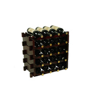 Stackable Wooden Wine Rack for Desktop - Customizable Display Stand for Red Wine Bottles