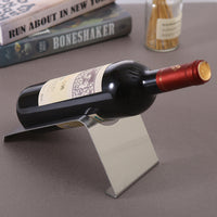 Stainless Steel Wine Rack Arch-shaped European Style Wine Holder Home Wine Cabinet Ornament