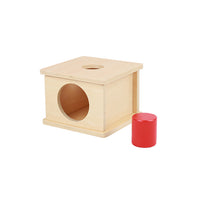 Montessori Wooden Educational Toy for Toddlers 1-3 Years Old - Early Learning Puzzle Box with Coin Drop and Drawer Game