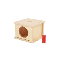 Montessori Wooden Educational Toy for Toddlers 1-3 Years Old - Early Learning Puzzle Box with Coin Drop and Drawer Game