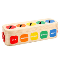 Montessori Geometric Shape and Color Sorting Educational Toy for Kids - Coin Matching Cognitive Puzzle Blocks