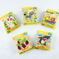 Wooden 3D Puzzle Jigsaw for Kids - Educational Preschool Toy and Birthday Gift - Six-Sided Picture Blocks