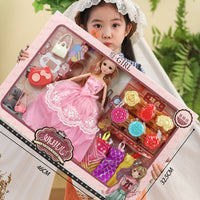 Barbie 60cm Ice Princess Simulation Doll Pretend Play Toy Gift Box Set
