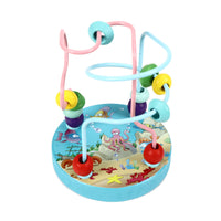 Wooden Bead Maze Early Education Toy for Toddlers and Infants - Color Recognition and Intelligence Development