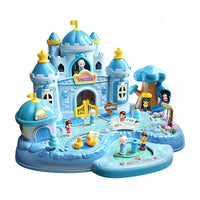 New Pretend Play Magnetic Dollhouse Princess Doll Villa Set for Girls - Birthday Gift