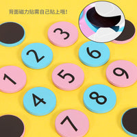 Montessori Magnetic Hundred Board for Kids, 1-100 Number Sorting, Addition, Subtraction Educational Toy for Preschoolers