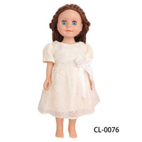 18-inch Zapf Chou Chou Princess Dress for American Girl Dolls Clothes Outfits