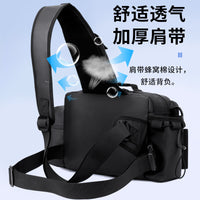 New Multifunctional Lure Fishing Bag Waist Pack Crossbody Rod Holder Large Capacity Waterproof Tackle Bag