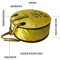 Thickened Fishing Net Bag Outdoor Sports Canvas Fishing Bag Double Layer Single Layer Fly Disc Hand Throw Net Bag