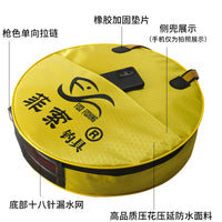 Thickened Fishing Net Bag Outdoor Sports Canvas Fishing Bag Double Layer Single Layer Fly Disc Hand Throw Net Bag
