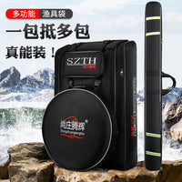 Fishing Chair Bag Backpack Fishing Tackle Bag Rod Bag Combination Multi-functional Large Capacity Fishing Bag
