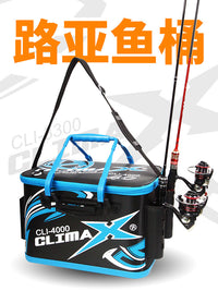 New Camouflage Lure Box Portable Large Capacity Fishing Tackle Box Rod Holder Tool Box Multifunctional Thickened