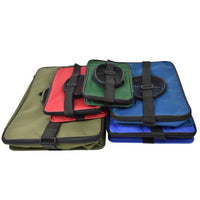 Portable Folding Fishing Bucket with Lid Live Fish Tank Canvas Fish Container for Outdoor Fishing