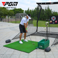 PGM Golf Hitting Mat Indoor Practice Mat Portable Golf Training Aid