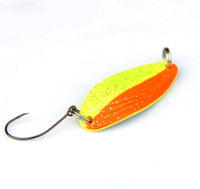 Colorful Spoon Metal Lure Fishing Bait for Predatory Fish, 4.5g Artificial Bait for Topmouth Culter