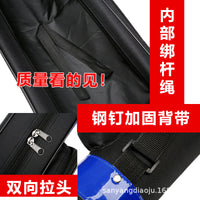 Hard Shell Fishing Rod Bag Triangle Bottom Fishing Pole Case Tackle Storage for Lure and River Fishing