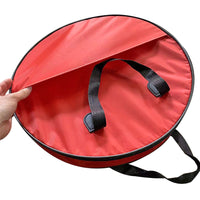 Double-Layer Fishing Bag with Side Pockets, Thickened Canvas Fish Guard Bag, Fishing Tackle Storage
