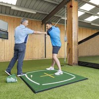 Golf Hitting Mat for Practice Range - 3D Teaching and Anti-Slip Design