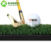 PGM Golf Hitting Mat Long Grass Practice Range Non-slip TPE Base Round Nylon Turf High Elasticity