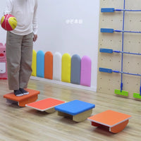 Sensory Integration Training Equipment Kids Balance Board for Early Education Home Kindergarten Vestibular Soft Balance Beam