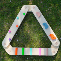 Wooden Balance Beam Set for Kids - Sensory Integration Training Equipment - Indoor/Outdoor Tactile Board Stepping Stones