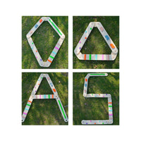 Wooden Balance Beam Set for Kids - Sensory Integration Training Equipment - Indoor/Outdoor Tactile Board Stepping Stones
