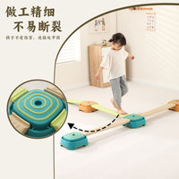 Non-Slip Full-Edge Square Balance Beam Set for Kids Indoor Sensory Training Early Education Toy