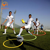 Football Training Agility Rings Set - Speed and Agility Training Equipment for Soccer Drills