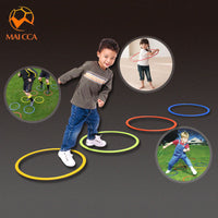 Football Training Agility Rings Set - Speed and Agility Training Equipment for Soccer Drills