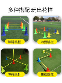 Kids Soccer Training Cones Obstacle Course Set - Agility Markers for Basketball, Football, and Sensory Play
