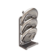 Suction Cup Pot Lid Holder Wall Mounted Cutting Board Storage Rack, No-Drill Kitchen Organizer