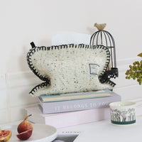 Mimei Elements Wool Felt Tissue Box Cover for Living Room Desktop Tissue Holder Storage