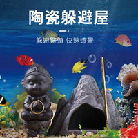 Aquarium Landscaping Hideaway Cave Spawning Pot Fish Shrimp Shelter Creative Ceramic Breeding Tube Fish Tank Ornament