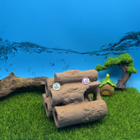 Aquarium Landscaping Non-Moldy Hiding House 3D Printed Eco-Friendly Safe Cave for Fish and Shrimp Breeding Decoration Tree Hole