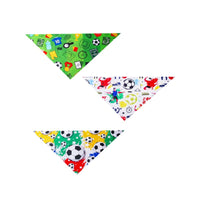 World Cup Soccer Pet Bandana for Dogs and Cats - Soft Printed Scarf for Golden Retrievers, Photo Props