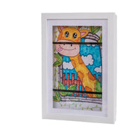 Flip Magnetic Photo Frame Kids Art Frames A4 Children's Wooden Frame Decorative Picture Frame