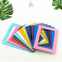 Colorful Magnetic Photo Frame for Kids - Creative Crystal Picture Frame for Photo Wall and Fridge