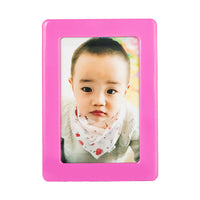 Colorful Magnetic Photo Frame for Kids - Creative Crystal Picture Frame for Photo Wall and Fridge