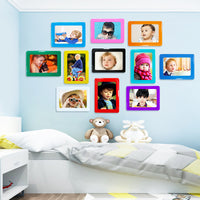Magnetic Photo Frame for Kids Room, 5-inch Picture Frame for Living Room or Refrigerator, Simple Magnetic Wall Sticker