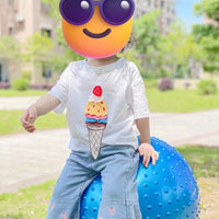 PVC Massage Yoga Ball Thickened Explosion-Proof for Kids Sensory Training Pregnant Women Baby Exercise Fitness