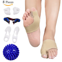 Foot Correction Set with Massage Ball and Toe Separators, Silicone Corrector for Amazon/AliExpress